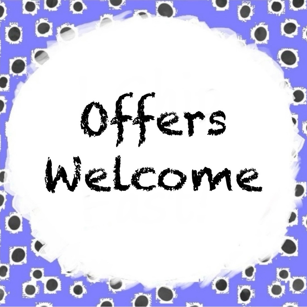 Reasonable offers welcome